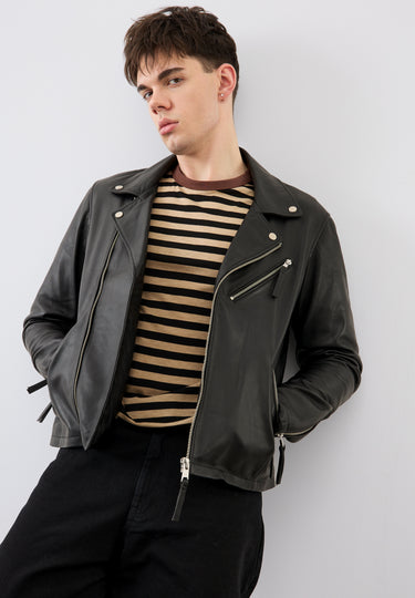 Arlo Leather Biker Jacket