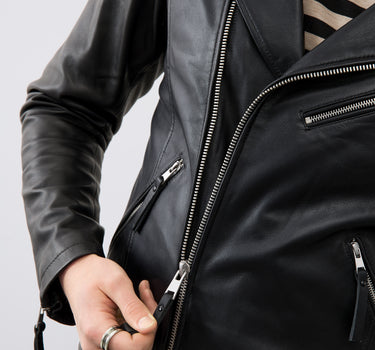Arlo Leather Biker Jacket