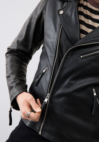 Arlo Leather Biker Jacket