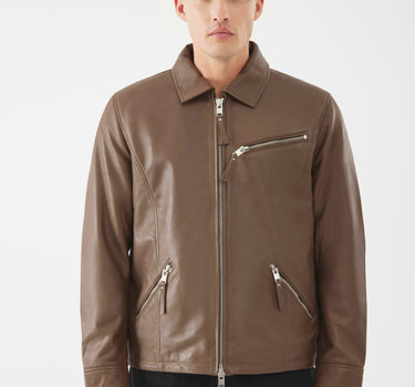Real Leather Joseph Jacket | Bison