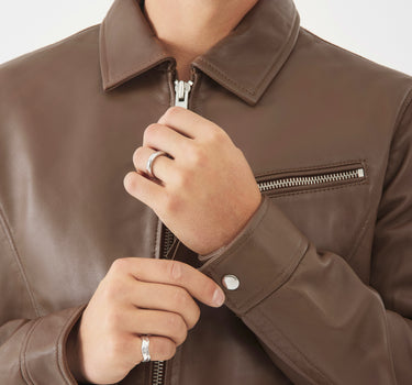 Real Leather Joseph Jacket | Bison