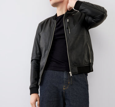 Lerwick Leather Bomber Jacket