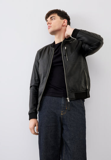 Lerwick Leather Bomber Jacket