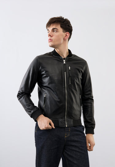 Lerwick Leather Bomber Jacket