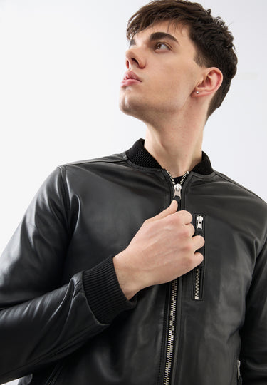 Lerwick Leather Bomber Jacket