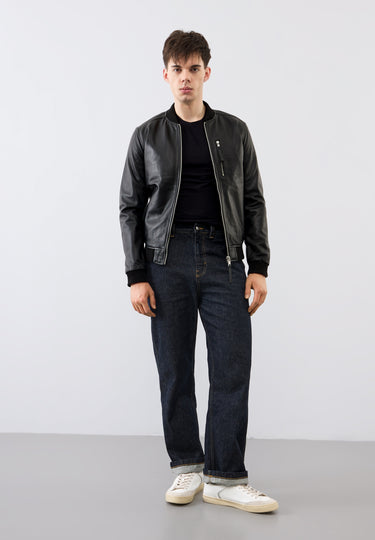 Lerwick Leather Bomber Jacket