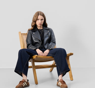 Real Leather Lorial Biker