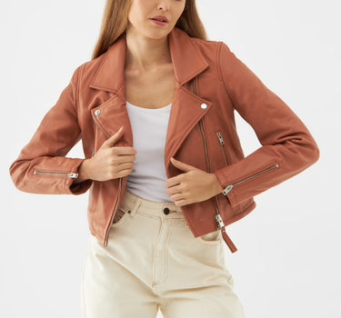 Real Leather Millie Biker Jacket