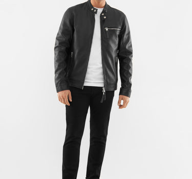 Real Leather Classic Racer Jacket