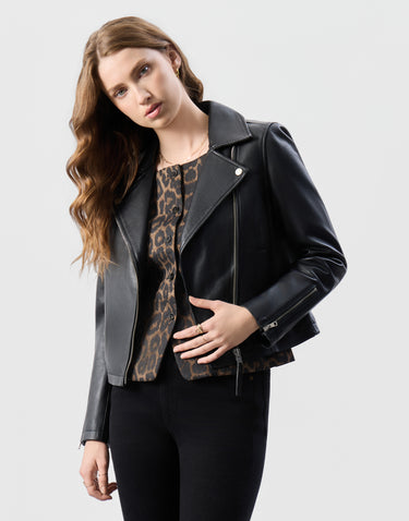 Real Leather Molly Biker Jacket
