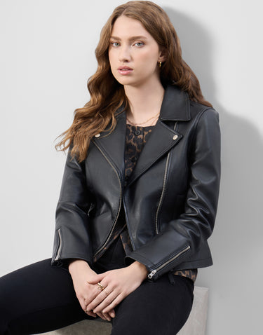 Real Leather Molly Biker Jacket