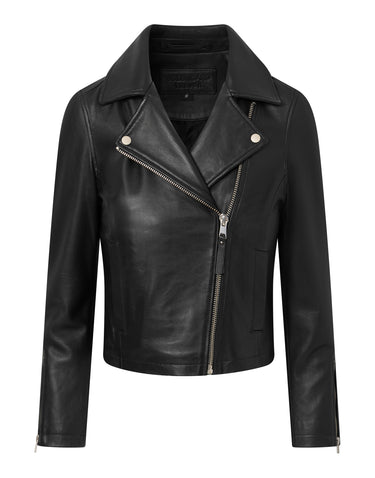 Real Leather Molly Biker Jacket