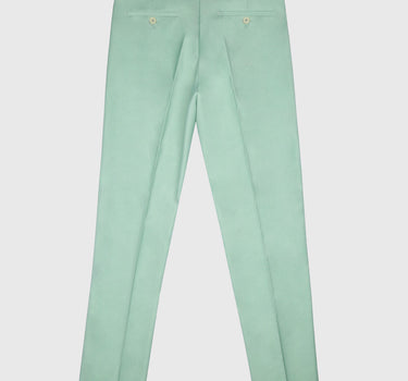 Plain Skinny Suit Trousers In Light Green
