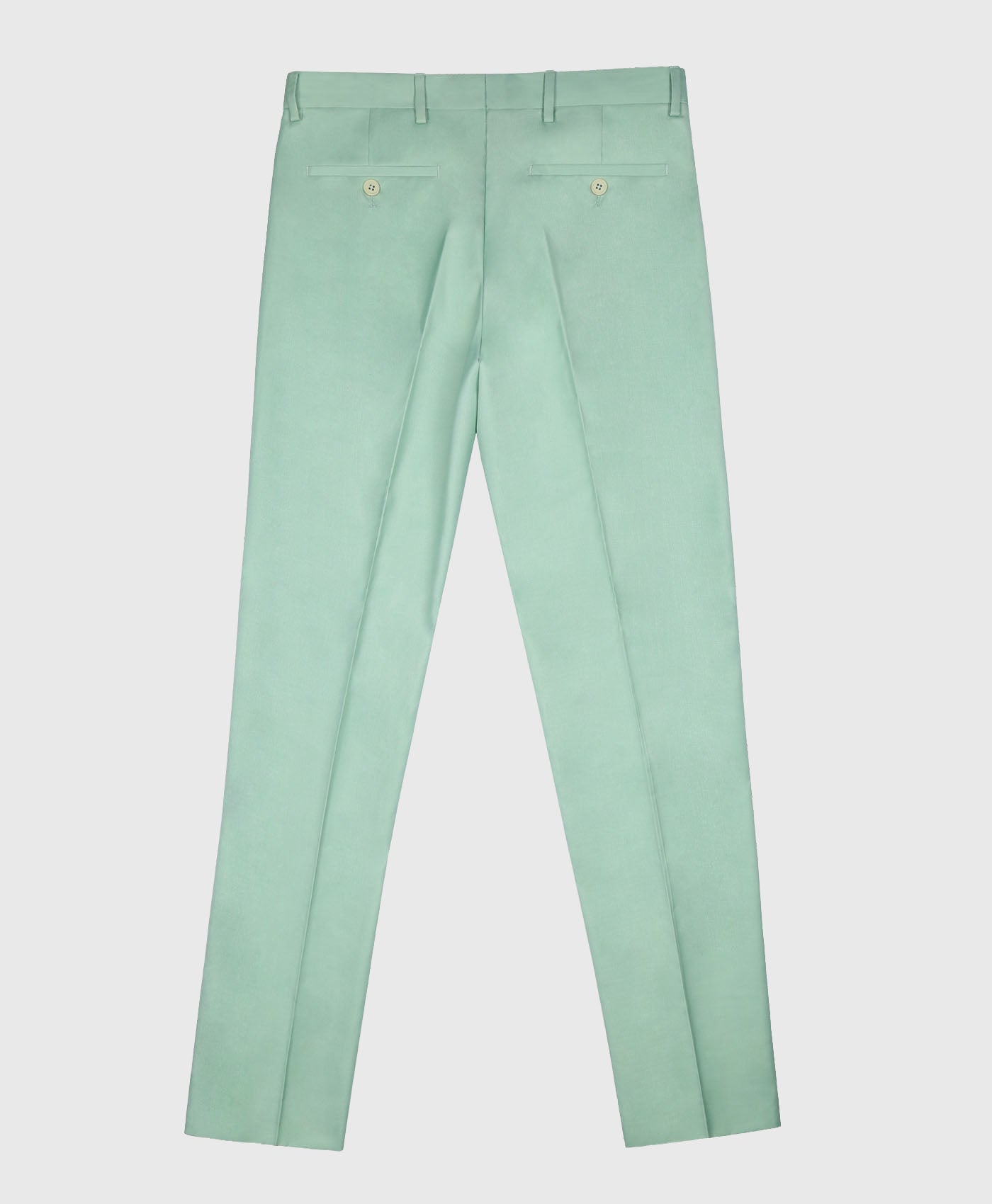 Plain Skinny Suit Trousers In Light Green