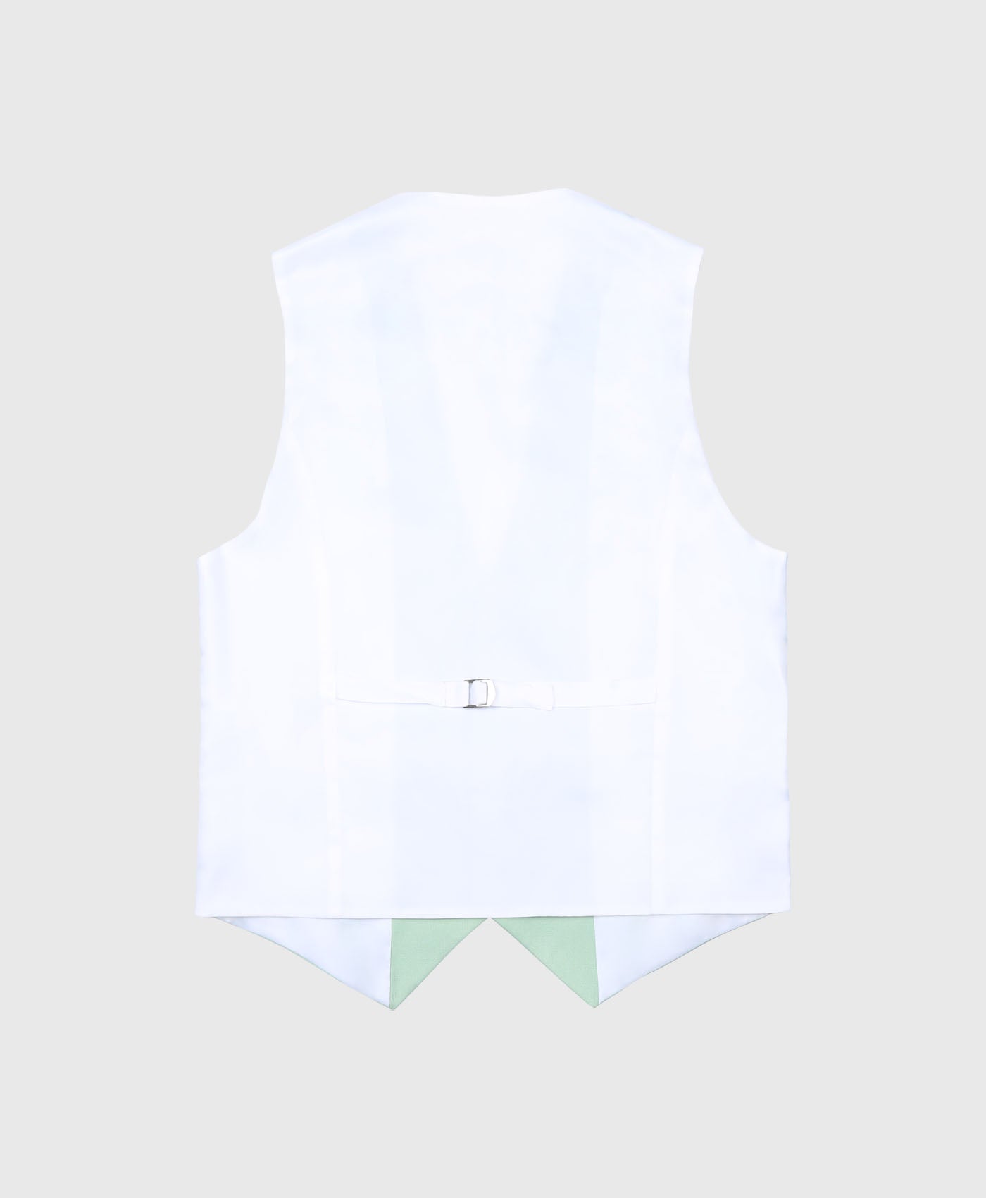 Plain Skinny Suit Waistcoat In Light Green