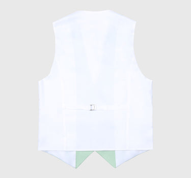 Plain Skinny Suit Waistcoat In Light Green