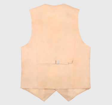Plain Skinny Suit Waistcoat In Tan