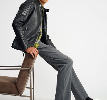 Quilted Racer Jacket