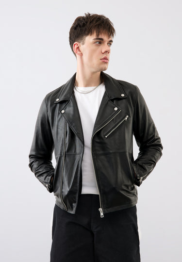 Ryder Leather Biker Jacket