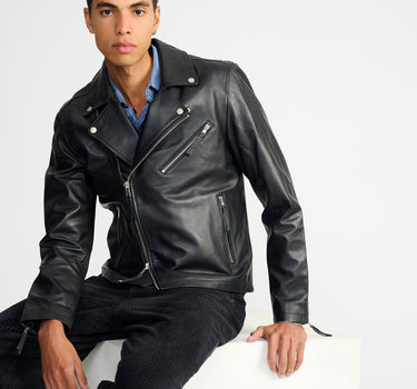 Ryder Leather Biker Jacket
