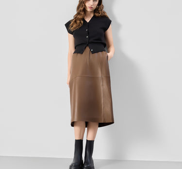 Simone Elasticated Waist Midi Skirt