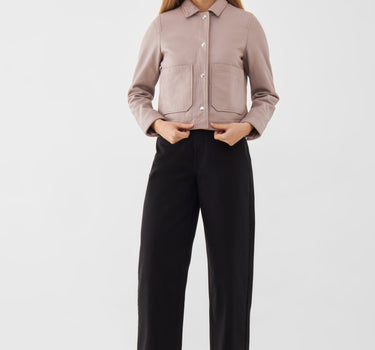 Real Leather Evie Worker Jacket