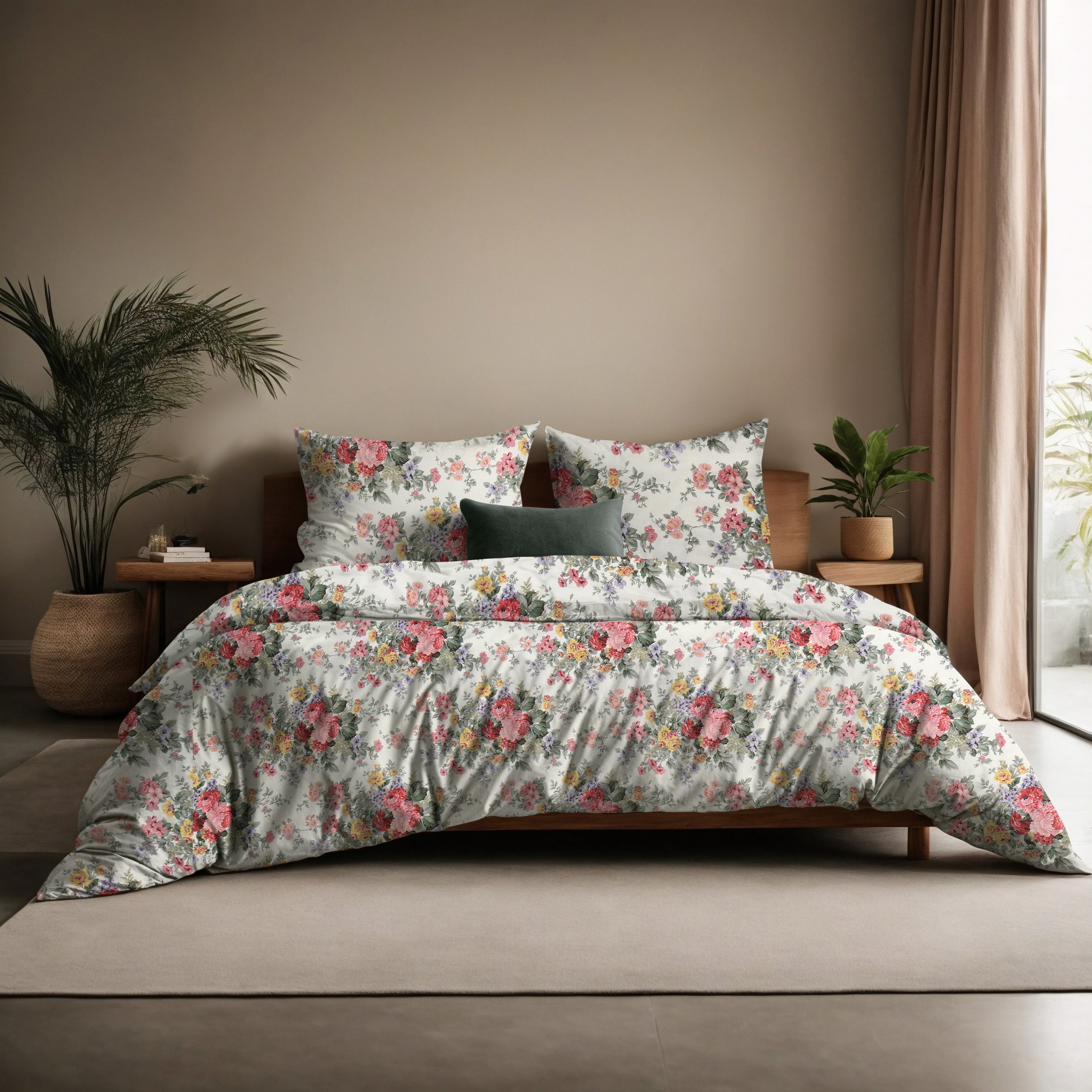 Vintage Floral Bedding Set