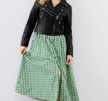 Wren Leather Biker Jacket