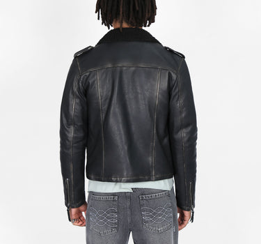 Cropped Mac Leather Biker