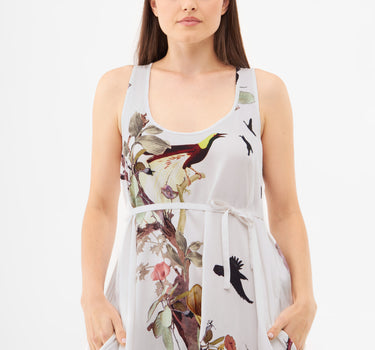 Floral Print Parachute Day Dress
