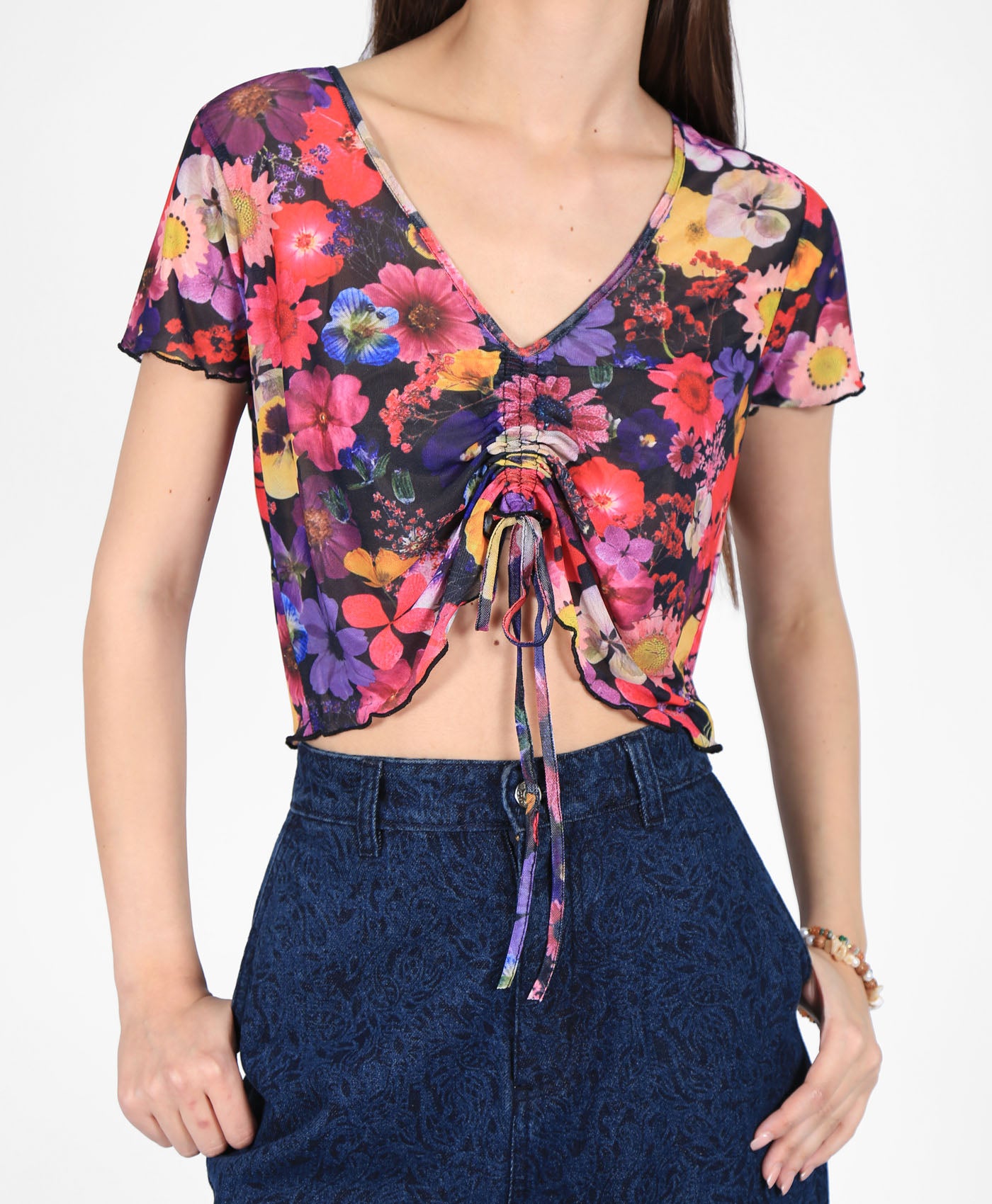 Floral Woven Top