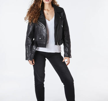 Real Leather Savanna Biker Jacket
