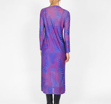 Printed Midi Dress In Multi