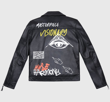 Visionary Leather Biker Jacket