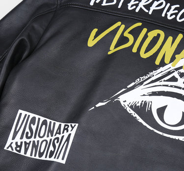 Visionary Leather Biker Jacket