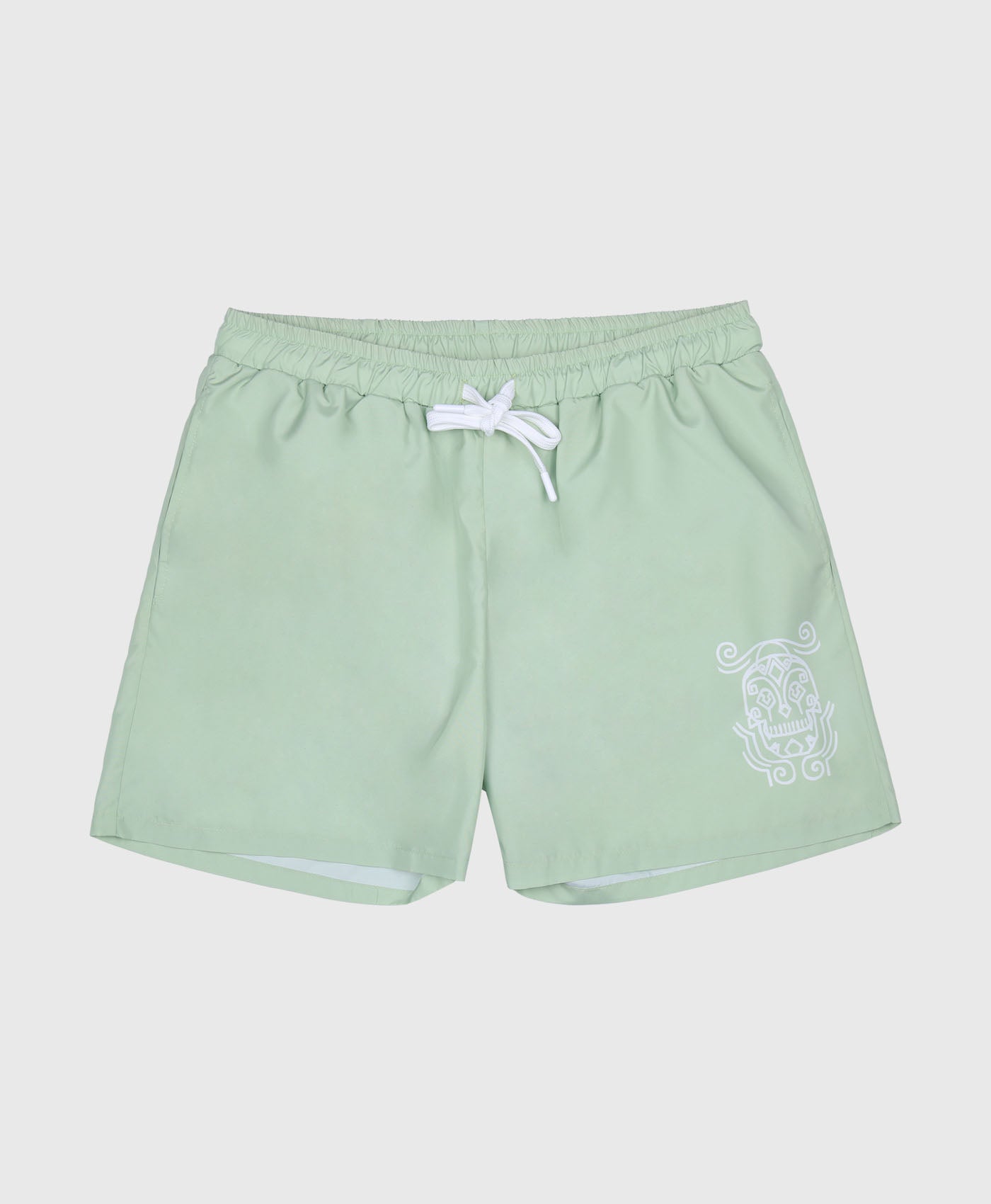 Body Paint Skull Mid Length Swim Short