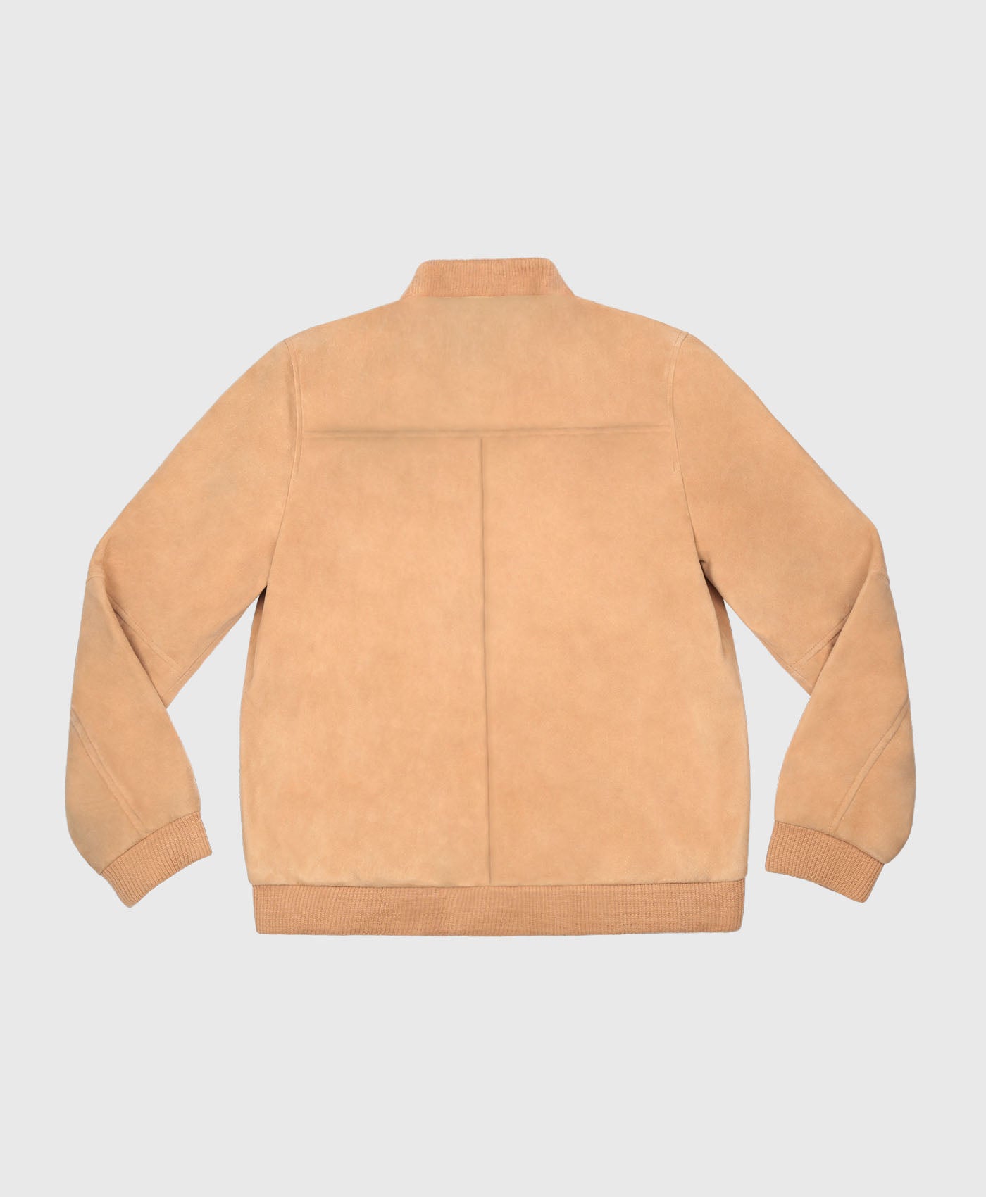 Mikey Bomber Suede In Stone