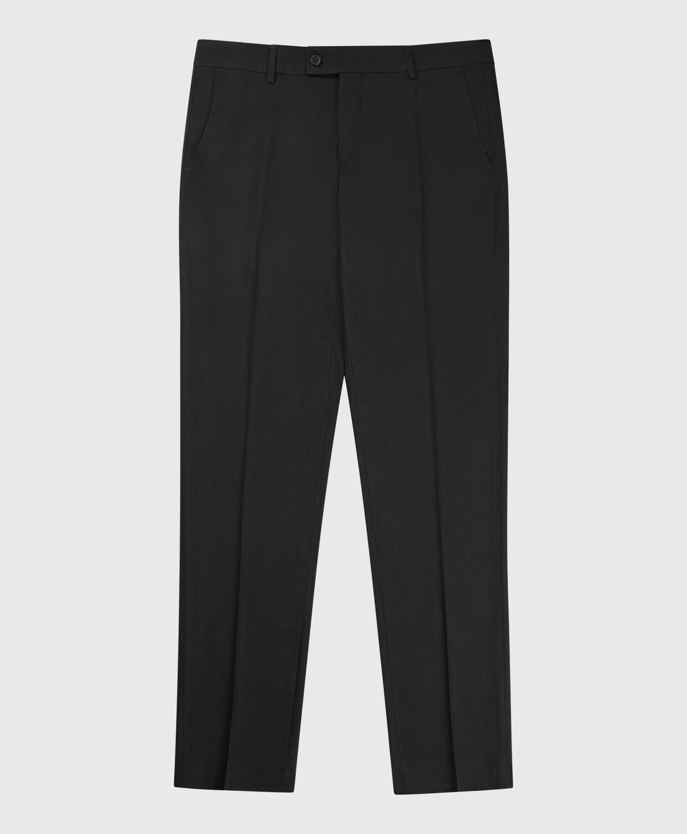 Wedding Plain Skinny Suit Trousers Black