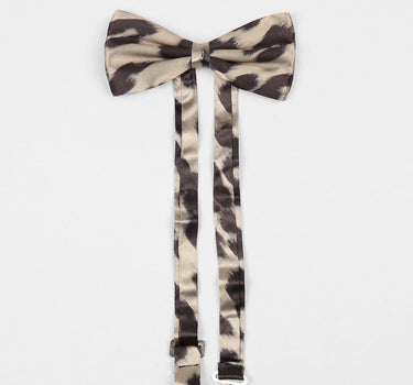 Blurred Leopard Bow Tie