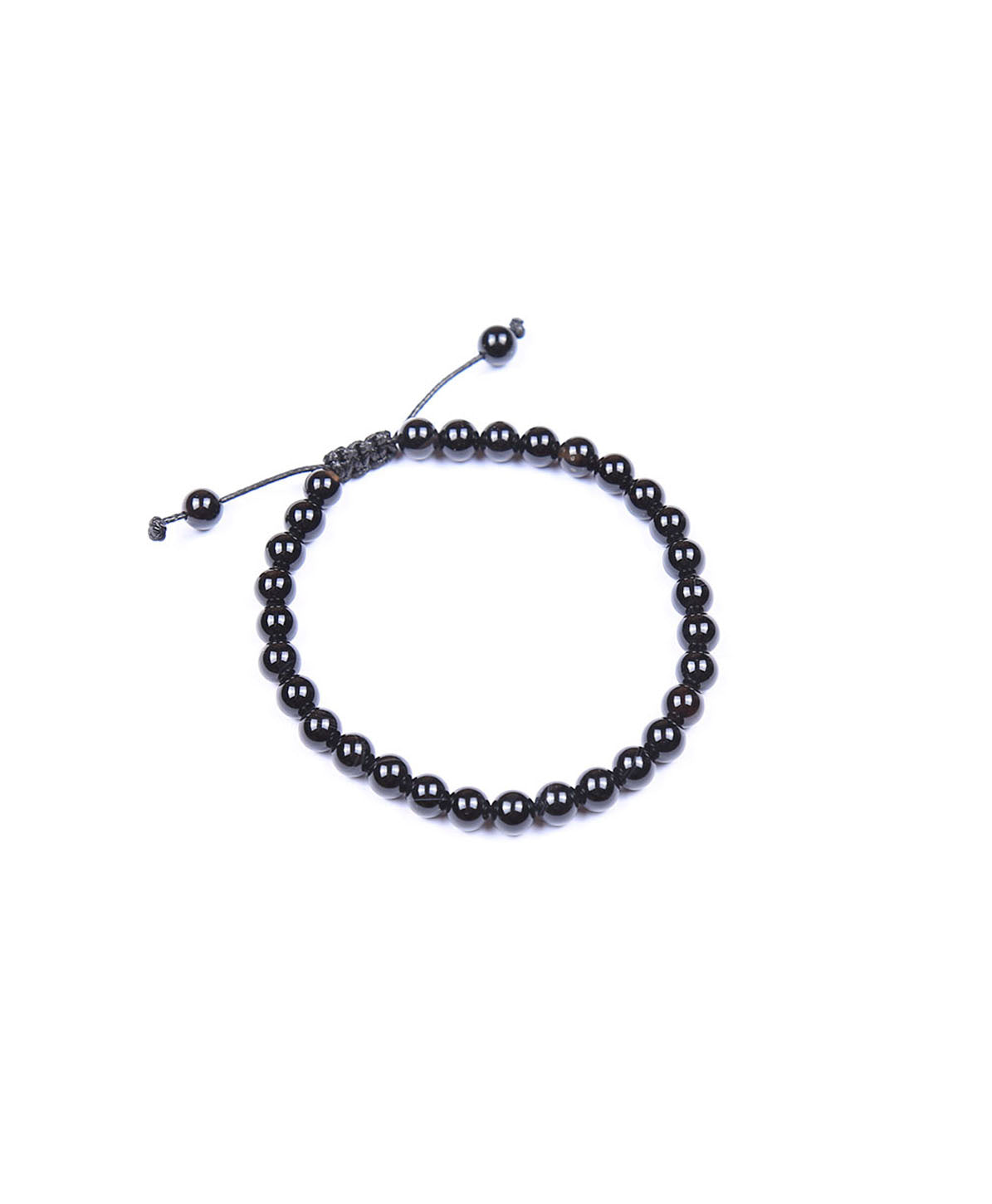 Stone Beaded Bracelet Black Onyx