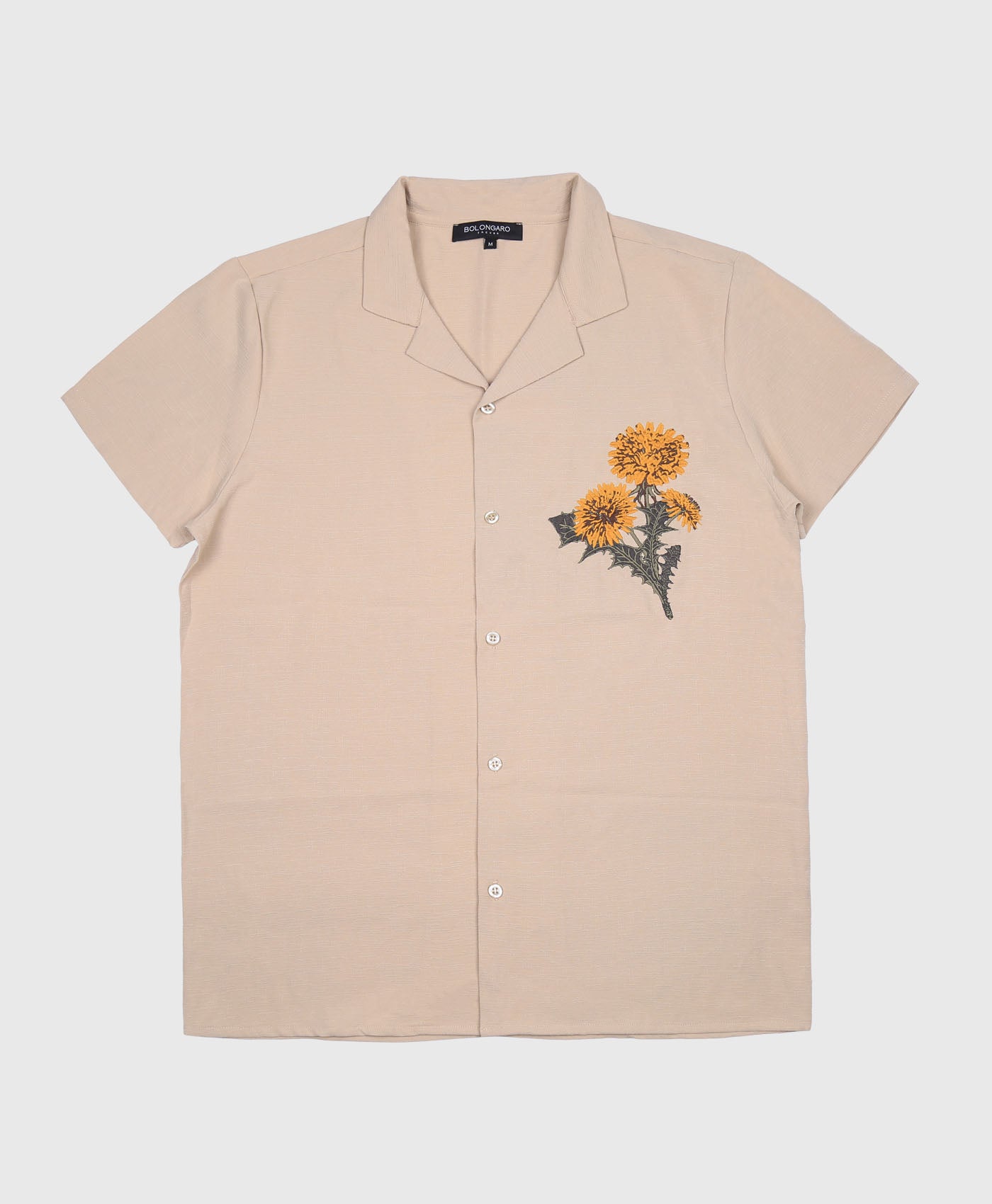 Sunflower Texture Revere Shirt
