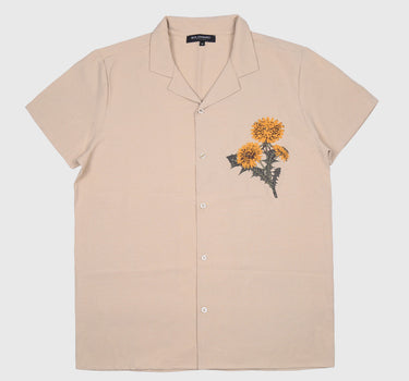 Sunflower Texture Revere Shirt