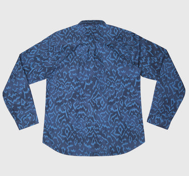 Skinny Fit Classic Leopard Shirt In Navy