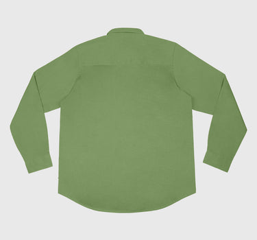Skinny Fit Classic Shirt In Sage Green
