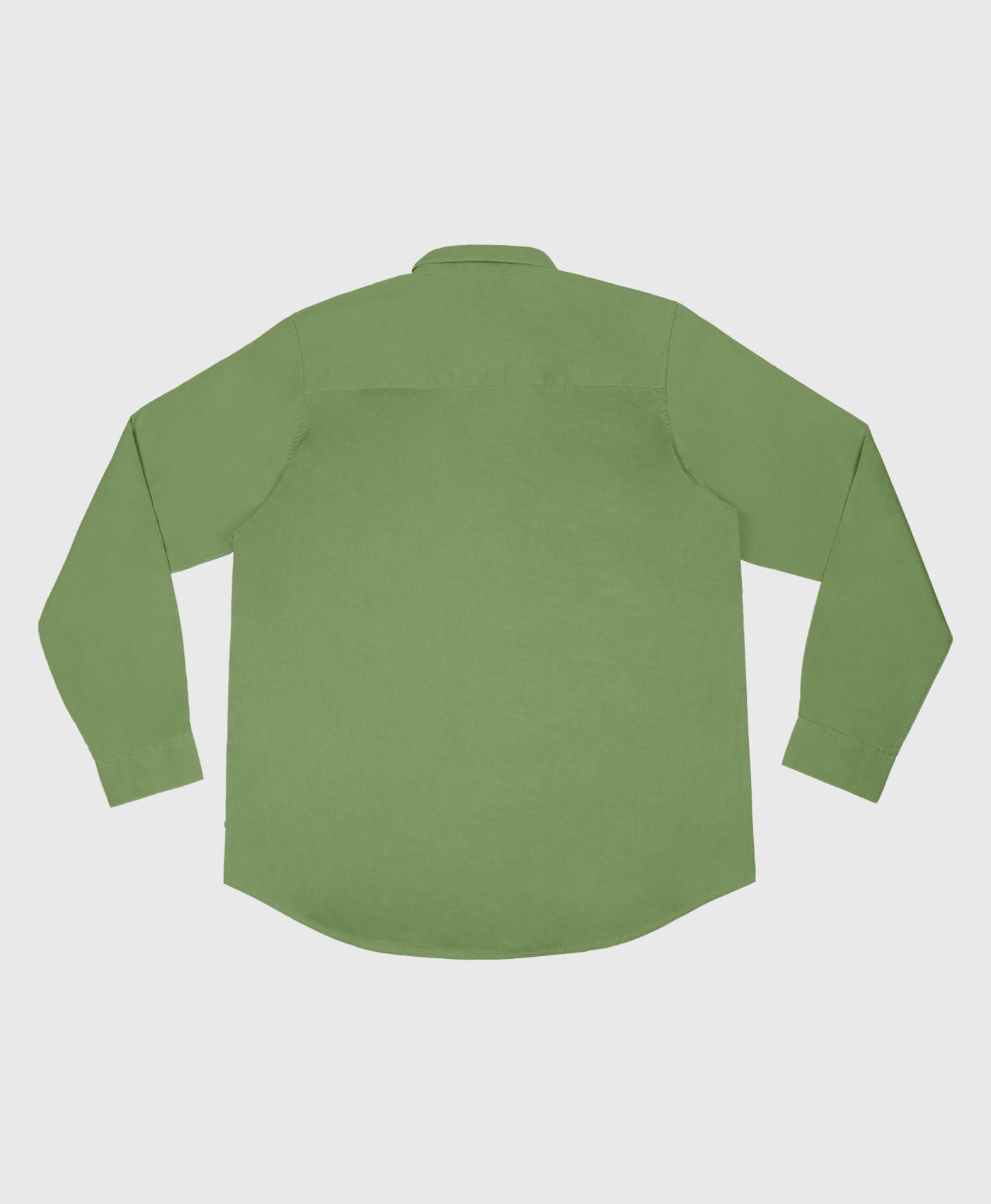 Skinny Fit Classic Shirt In Sage Green