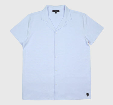 Texture Revere Shirt In Blue