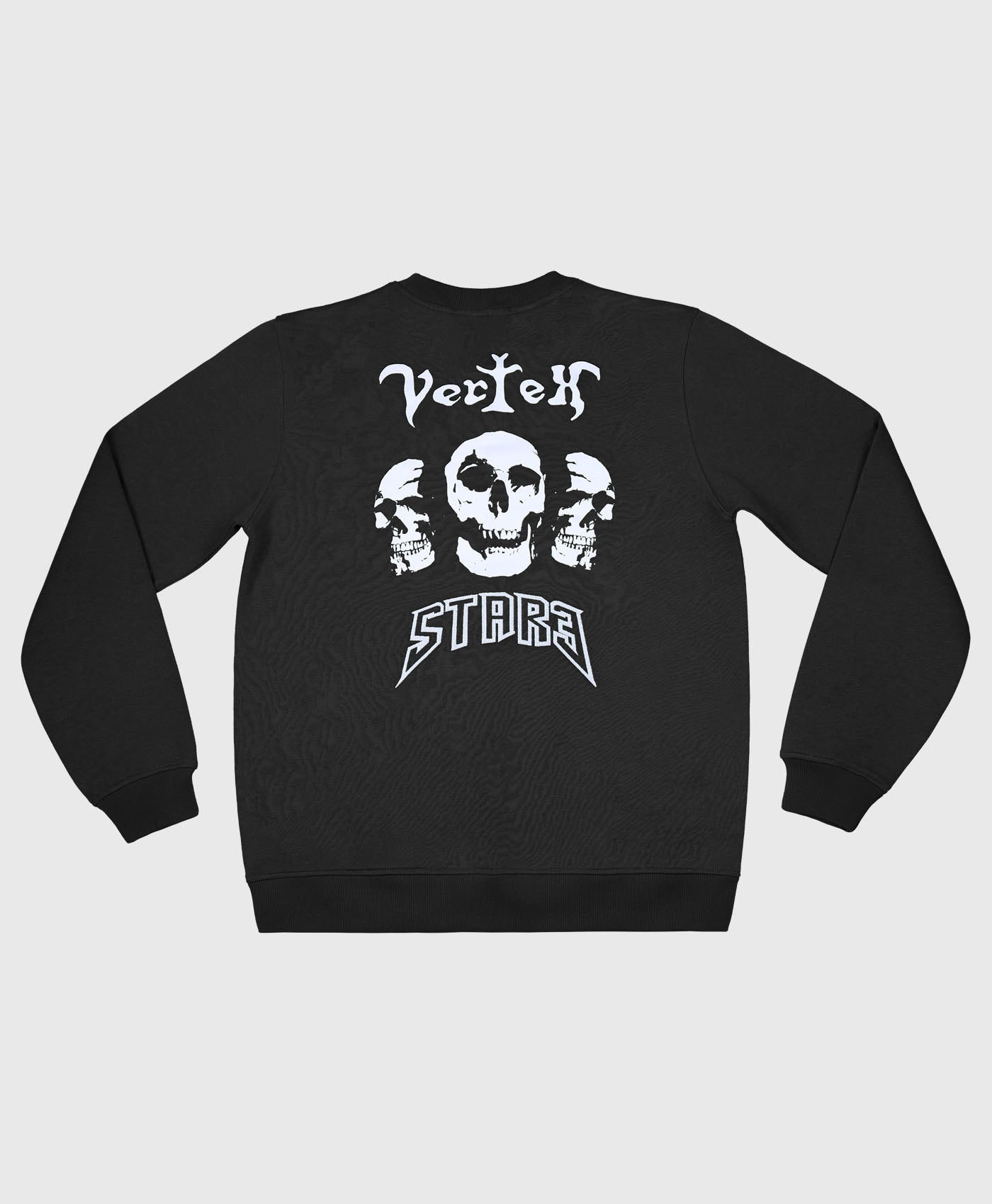 Back Print Sweatshirt In Black