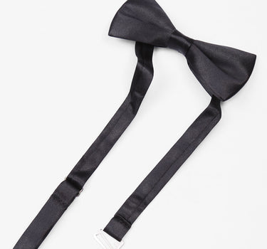 Skull Leather Brace And Bow Tie