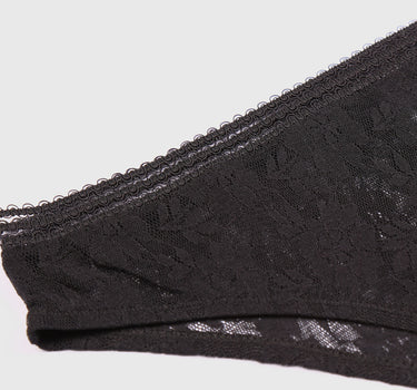 Noir Lace Brief