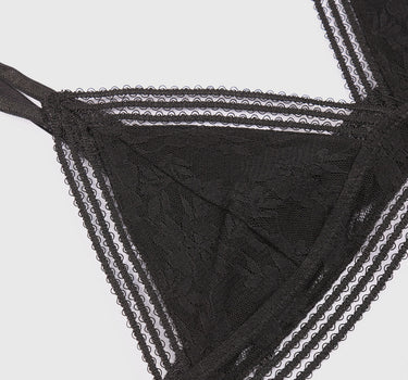 Noir Lace Bra